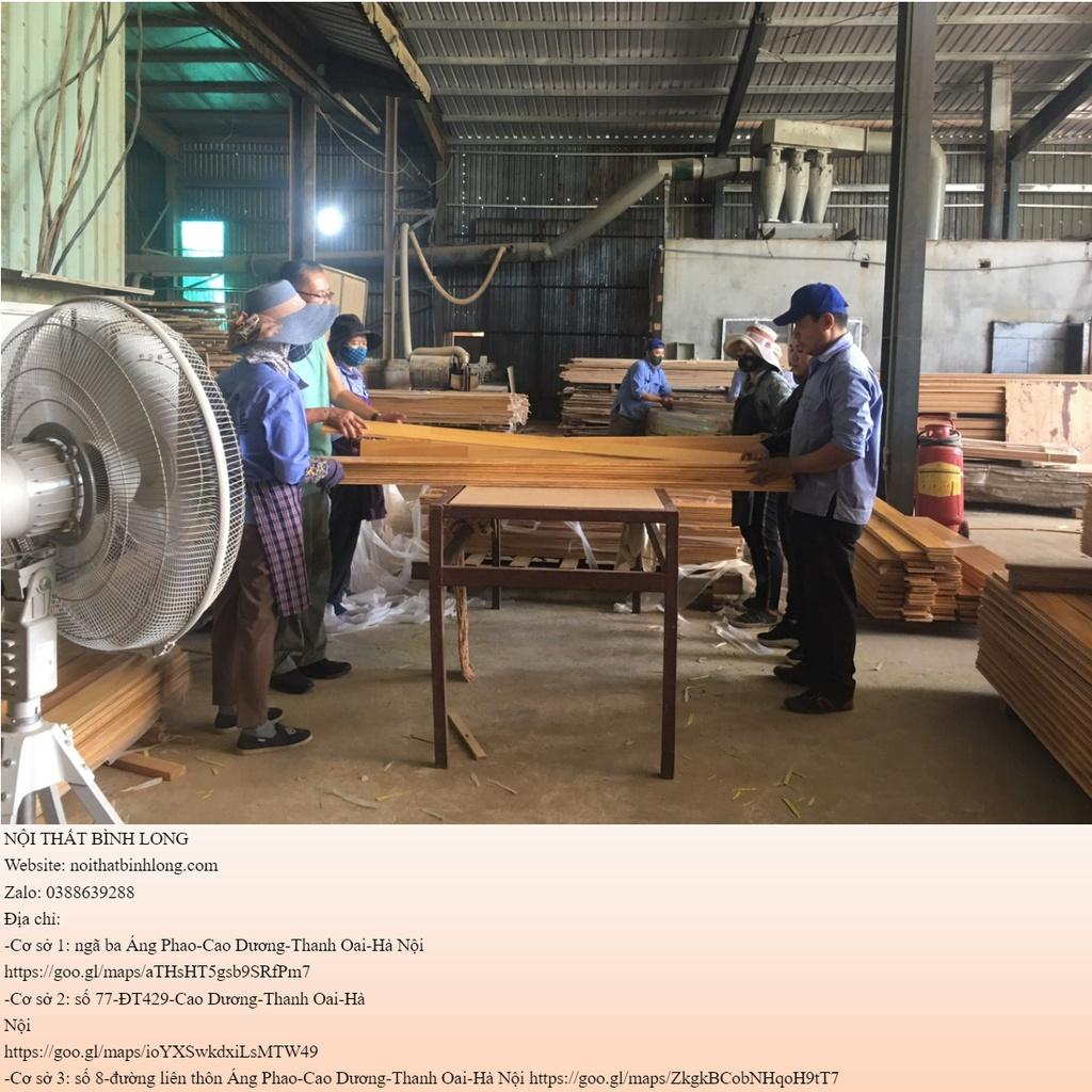 Bàn ghế tiếp khách thiết kế nhỏ 2m5 x 1m8 2 văng - Nội thất tiếp khách - Ghế bộ tiếp khách
