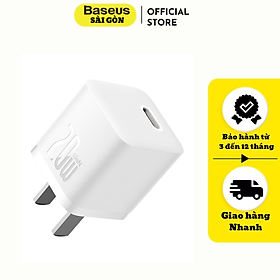 Củ sạc Baseus GaN5 Fast Charger 1C  20W nhanh cho điện thoại - Hàng chính hãng
