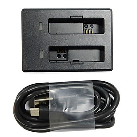 Dock Sạc Pin Đôi Kèm Cáp Cho Camera Hành Trình Sjcam M20 - Hàng Chính Hãng