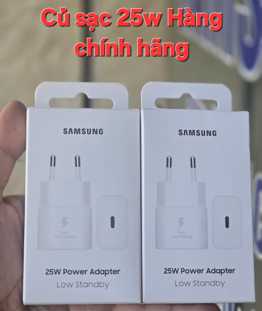 Củ sạc nhanh Samsung 25w Type C ( Không kèm cáp) - Hàng chính hãng