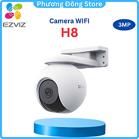 Camera Wifi Trong Nhà Ngoài Trời PTZ EZVIZ Quay Quét 355 độ Tích Hợp Ai - Có Màu Ban Đêm - Hàng Chính Hãng