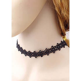 Vòng cổ choker tattoo hoa lỗ V51 thời trang