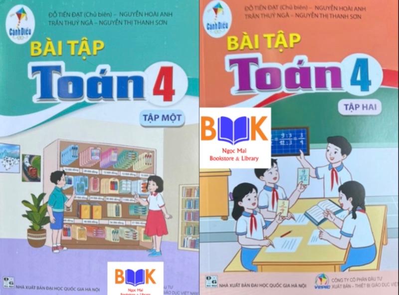 Sách -(Combo) Bài Tập Toán lớp 4(Cánh Diều)