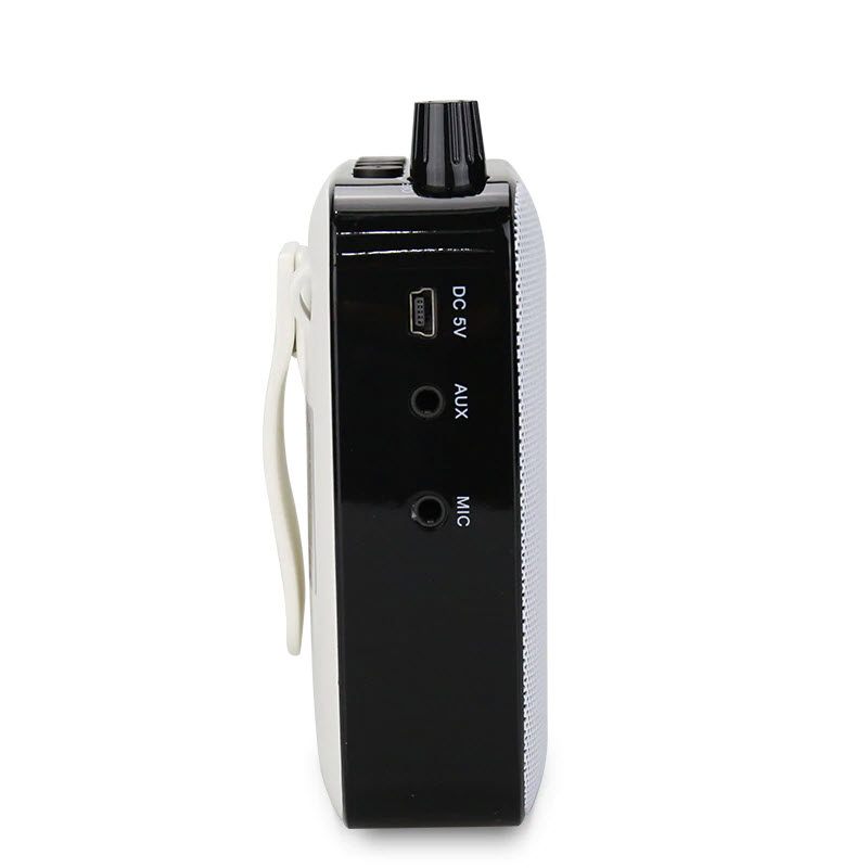 Máy Trợ Giảng Shidu M500 Kèm Micro Không Dây UHF Chống Hú Công Suất Loa 10W Tích Hợp Cổng AUX, USB Dung Lượng Pin Lớn 1800mAh - Hàng Chính Hãng