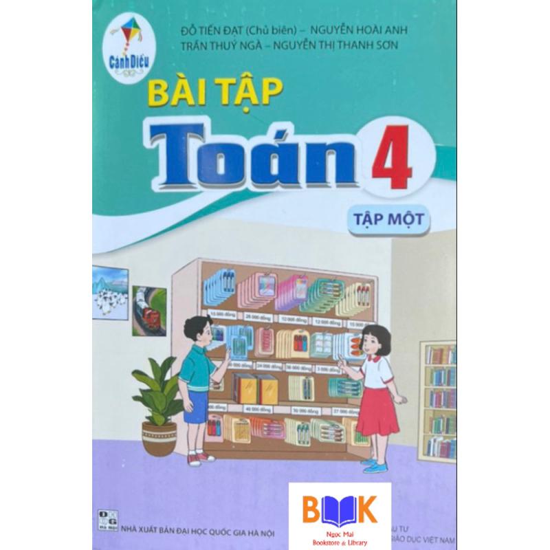Sách -(Combo) Bài Tập Toán lớp 4(Cánh Diều)