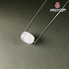 Dây chuyền đá mặt trăng 13x10mm - Ngọc Quý Gemstones