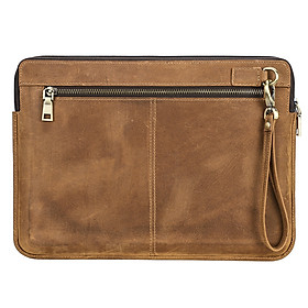 Bao Da Ngựa, Cặp Da, Túi đựng Laptop dành cho Macbook Pro 14 inch / Pro 13 inch / Air / XPS / Laptop 14 inch - Hàng Chính Hãng