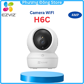 Camera WIFI EZVIZ H6C 4MP - Độ Phân Giải 2K, Xoay 360 độ, Đàm Thoại 2 Chiều - Hàng chính hãng