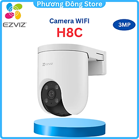 Camera Wifi EZVIZ H8C 3MP 2K, Quay Quét 360 Độ, Đàm Thoại 2 Chiều, Ghi Hình Màu Ban Đêm- Hàng Chính Hãng