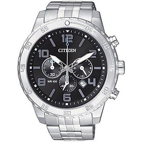 Đồng Hồ Nam Citizen Dây Thép Không Gỉ AN8130-53E - Mặt Đen