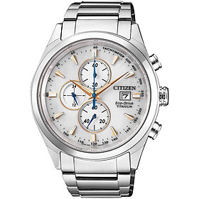 Đồng Hồ Nam Citizen Dây Titanium CA0650-82B - Mặt Trắng (Sapphire)