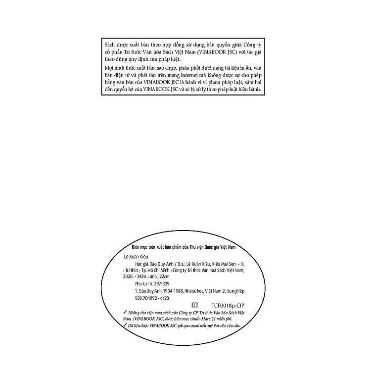 Sách - Học Giả Đào Duy Anh - Kiều Mai Sơn & Lê Xuân Kiều - VIETNAMBOOK