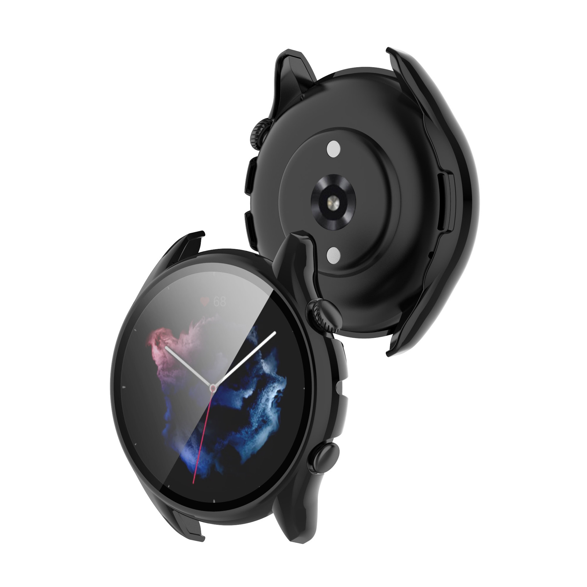 Ốp đồng hồ Amazfit GTR 3/ GTR 3 Pro - Chất PC + Kính cường lực (OCLR3)