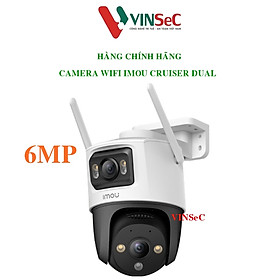 Camera Wifi 2 Mắt ngoài trời Imou Cruiser Dual 6MP IPC-S7XP-6M0WED hàng chính hãng