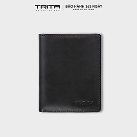 Ví nam da bò Trita ( Thời trang nam gấp 2 tiện dụng - Ví da RVN001 )