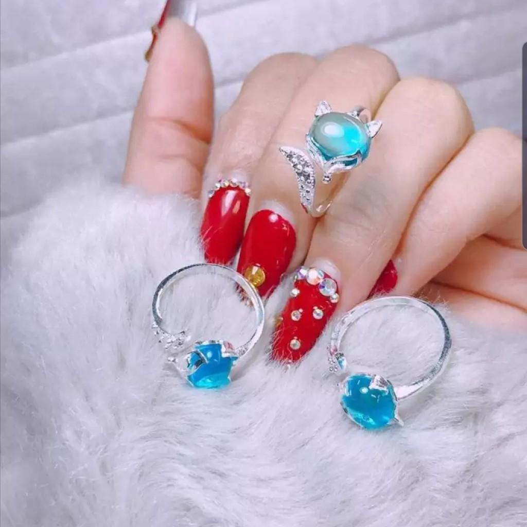 Nhẫn bạc nữ freesize mặt hồ ly chất liệu bằng bạc s925 MS55