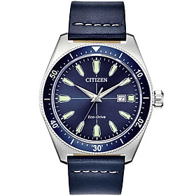Đồng Hồ Nam Citizen Dây Da AW1591-01L - Mặt Xanh