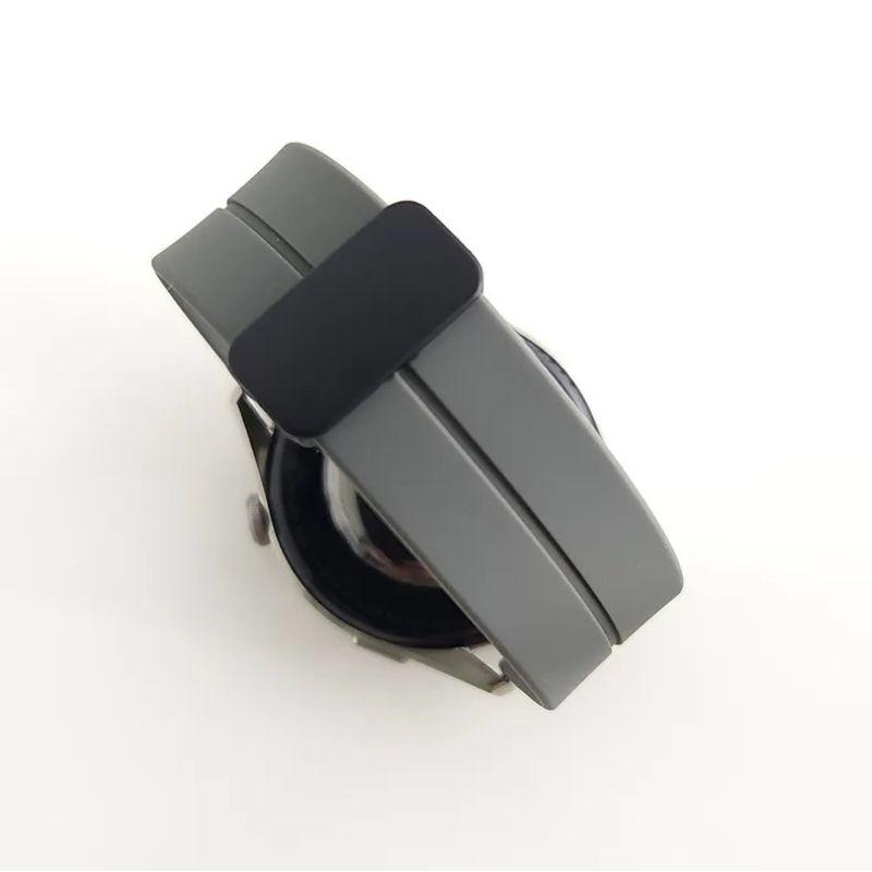 Dây silicon khoá nam châm màu đen dành cho đồng hồ Haylou RT3 LS16