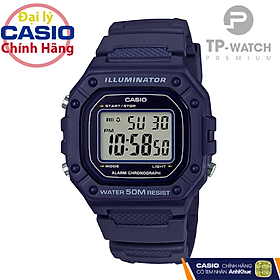 Đồng Hồ Nam Dây Nhựa Casio Standard W-218H-2AVDF Chính Hãng - W-218H-2A