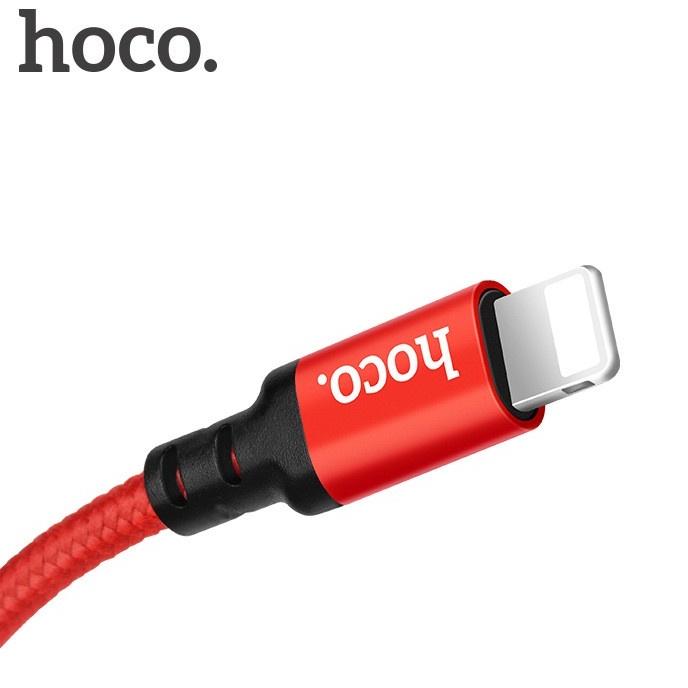 Cáp sạc dây dù dành cho Hoco X14 dài 1M cổng LN - Hàng chính hãng