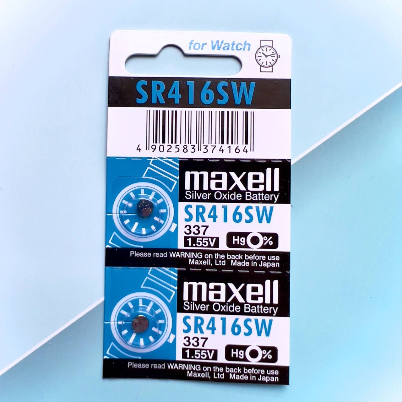 Pin Maxell Nhật Bản SR416SW / 337 (Viên Lẻ) Hàng Chính Hãng Made in Japan