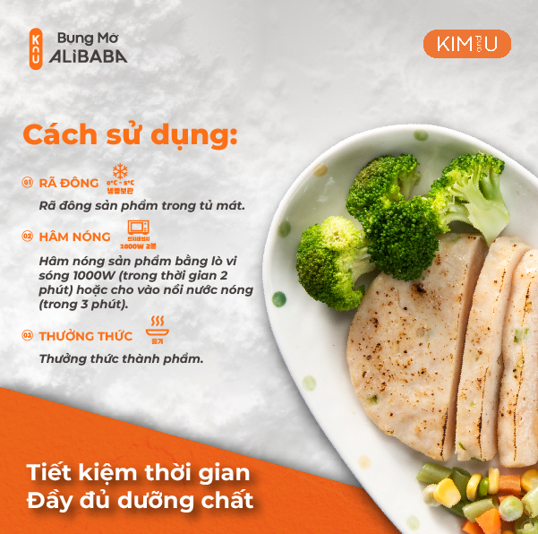 Ức Gà Steak Vị Tỏi Hàn Quốc Ăn Liền Healthy Tăng Cơ Giảm Cân - Gói 100g
