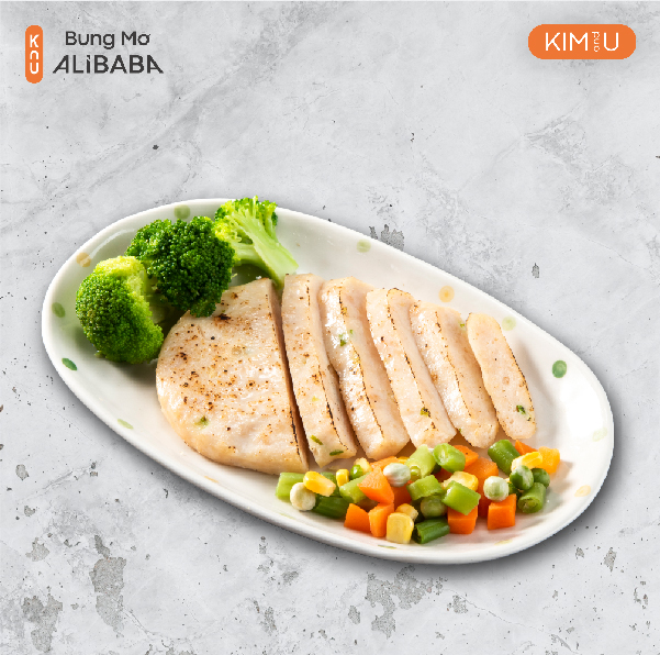 Ức Gà Steak Vị Tỏi Hàn Quốc Ăn Liền Healthy Tăng Cơ Giảm Cân - Gói 100g
