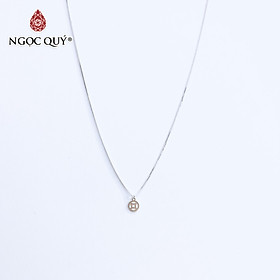 Dây chuyền bạc mặt đồng tiền - Ngọc Quý Gemstones