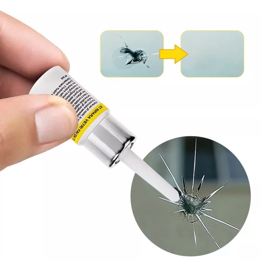 Phục Hồi Vết Rạn Nứt Kính Ô Tô Hiệu Quả Tại Nhà Với Keo Gắn Kính Và Phụ Kiện Chuyên Dụng