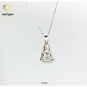 Dây chuyền bạc Ý 925 Huệ Ngân - Phật Bà Quan Âm Bồ Tát PP1534