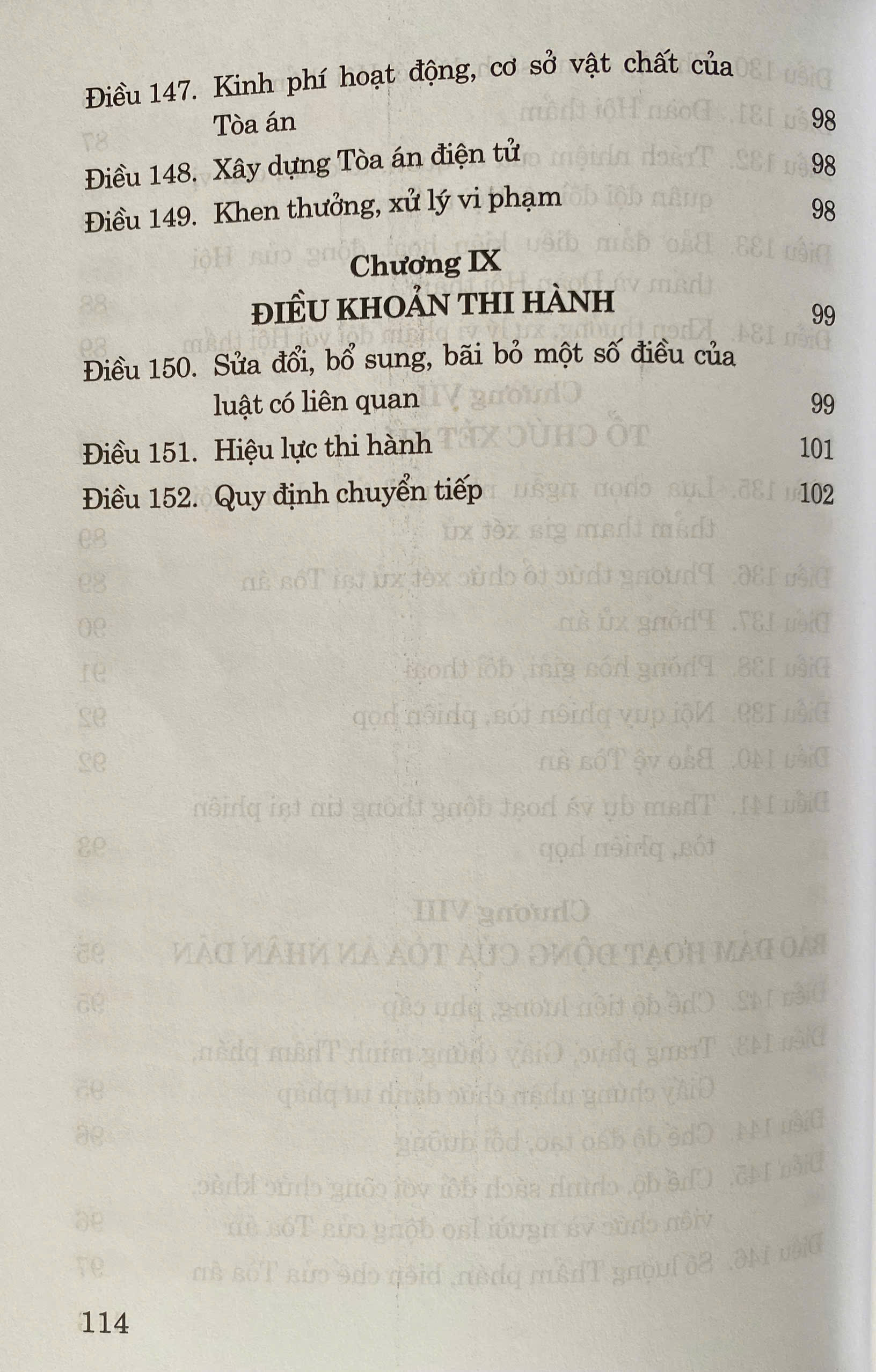 Luật Tổ Chức Toà Án Nhân Dân ( Sửa Đổi, Bổ Sung Năm 2025)