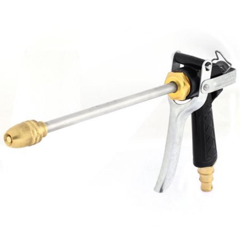Vòi nước vòi phun nước rửa xe tưới cây tăng áp thông minh + bộ dây bơm nước cao cấp TLG loạI 10m - dây trắng 318498-1
