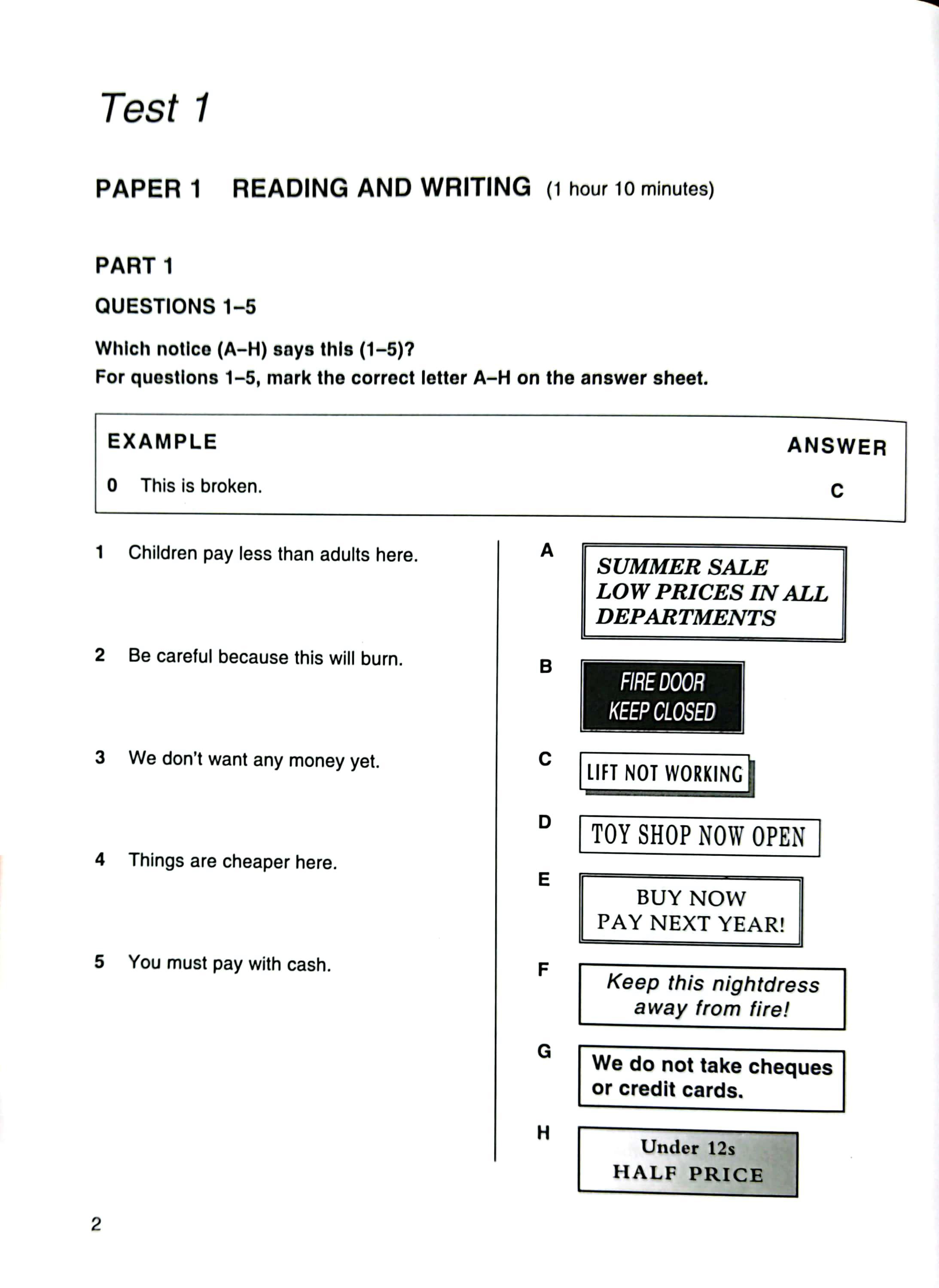 Cam Key English Test 2 with Answers - VN Edition
