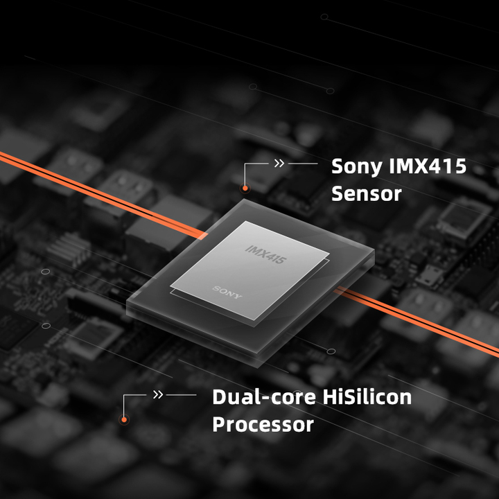 Camera hành trình ô tô Xiaomi 70mai cao cấp A800S chất lượng hình ảnh 4K, tích hợp Wifi (Bộ tích hợp Camera trước + Sau) - Bản Quốc Tế - Hàng Nhập Khẩu