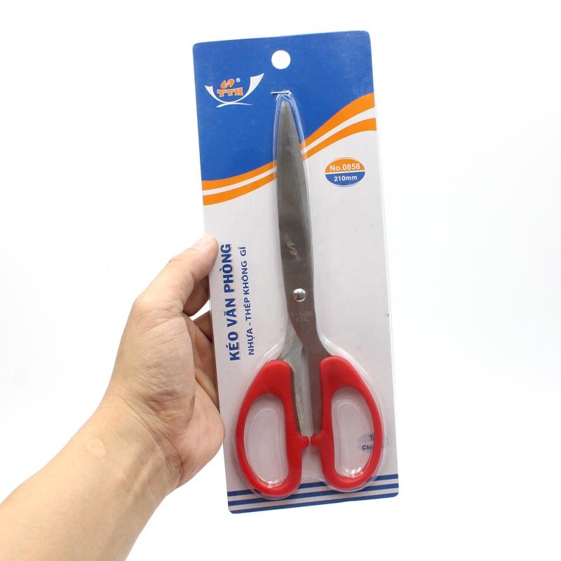 Kéo Văn Phòng TTH 0858 - Màu Đỏ
