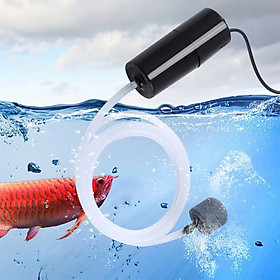 Máy Bơm Sủi Khí Oxy Mini Hiệu Suất Cao - Loại Tốt Cho Hồ Cá Hàng Đầu