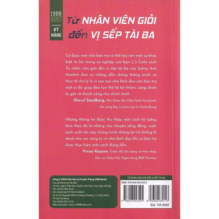 Sách Từ Nhân Viên Giỏi Đến Vị Sếp Tài Ba - BẢN QUYỀN