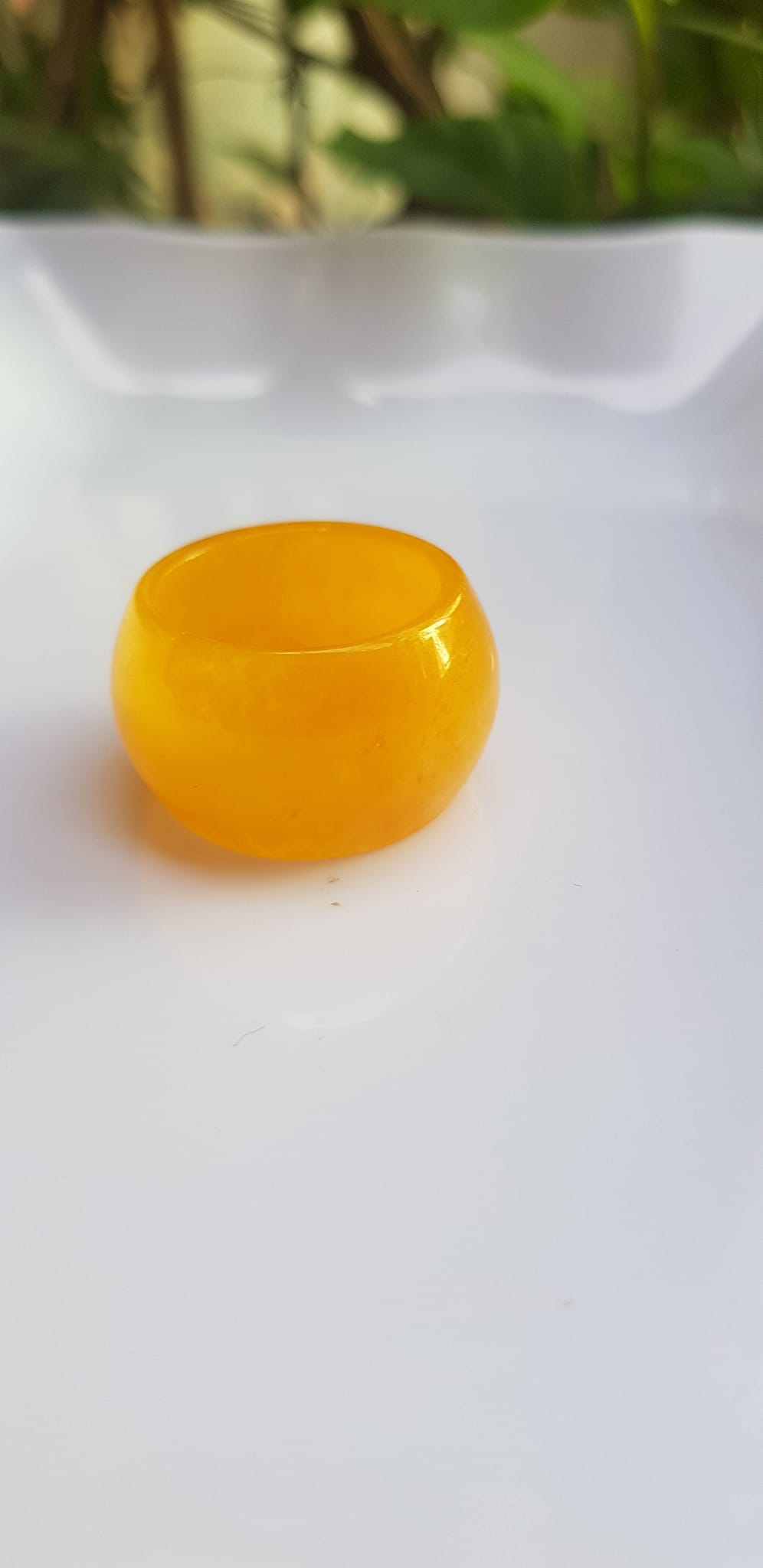 Nhẫn Nam bản hẹ ni 18mm x cao 12mm x dầy 3mm Chất liệu đá mã não vàng anh bóng đẹp Nhẫn lọt lòng 18mm hợp nam mệnh thổ, mệnh Kim, mệnh Thủy đeo đẹp ạ