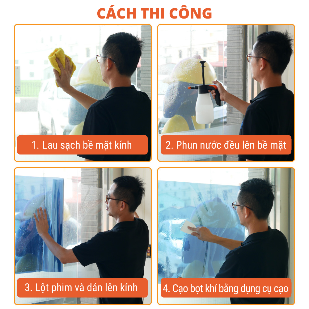 Miếng dán kính chống tia UV - miếng dán tĩnh điện - Trắng đục 1 phần - trắng đục toàn phần - đen nhám - hoa mẫu đơn mờ đục