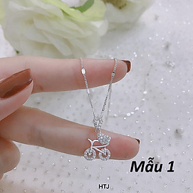 Dây chuyền nữ kèm mặt thánh giá bằng bạc cao cấp MS0247