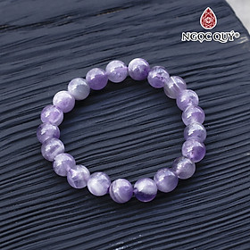 Vòng thạch anh tím ngọc lavender amethyst A mệnh hỏa. thổ - Ngọc Quý Gemstones