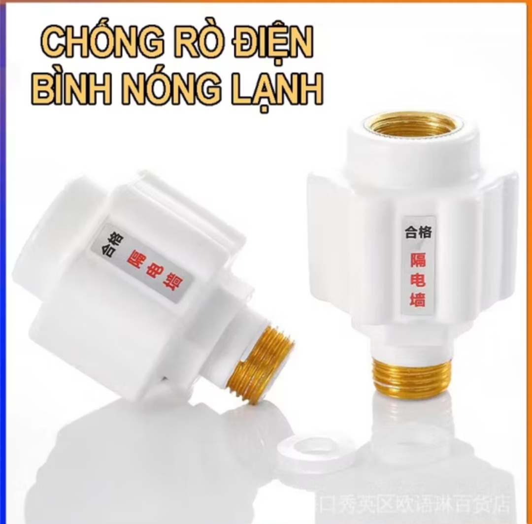 BỘ 2 VAN CHỐNG ĐIỆN GIẬT LẮP BÌNH NƯỚC NÓNG LẠNH BẢO VỆ AN TOÀN CHO MỌI GIA ĐÌNH