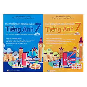 Sách - Combo phát triển toàn diện năng lực tiếng anh 7 - tập 1 + 2