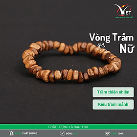 Vòng Trầm Mảnh Thiên Nhiên Dành Cho Nữ - Độc Đáo