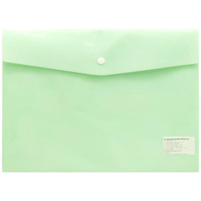 Bìa Nút A4 - Phiên Bản Sơn Tùng M-TP Giới Hạn - Deli EF554-XL - Xanh Lá