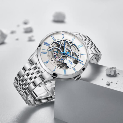 Đồng hồ nam chính hãng IW CARNIVAL IW522G-1 Kính sapphire ,chống xước,Chống nước 50m ,Bảo hành 24 tháng,Máy cơ (Automatic),Dây kim loại thép 316L không gỉ,thiết kế lộ cơ thể thao