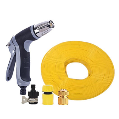 Bộ dây và vòi xịt rửa xe tưới cây tăng áp 3-5M(cút đồng nối 712-1) 206817