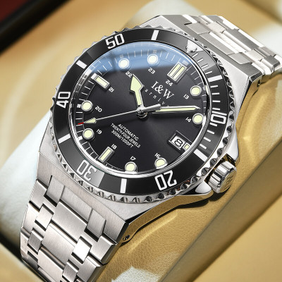 Đồng hồ nam chính hãng IW Carnival IW726G-4 ,Kính sapphire,chống xước,Chống nước30m,BH24 tháng,Máy điện tử(pin),dây da