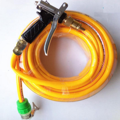 Bộ dây và vòi xịt tăng áp lực nươc 300% 400 TI 7 (cút đồng- dây vàng)