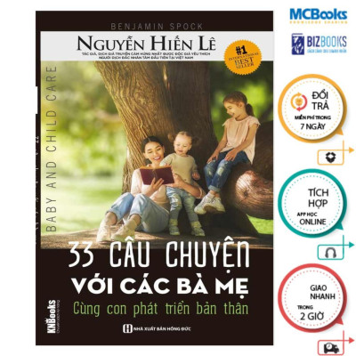 Sách - 33 Câu Chuyện Với Các Bà Mẹ - Cùng Con Phát Triển Bản Thân - MCBooks
